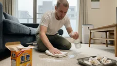 カーペットのペット尿臭、白酢と重曹でなぜ効く？“臭い戻り”を減らす家ケアの基本