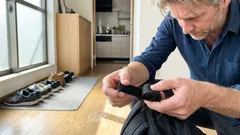 リュック紐の余りがスッキリする、面ファスナーで家の“小さなズレ”を整える小技集