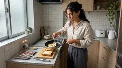 フライパンひとつで3〜10分：忙しい朝のエッグサンド、基本の作り方とコツ