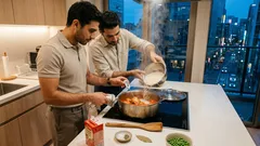 鶏肉と米を同時に煮ないワンポット煮込み：15分＋15分でふっくら仕上げるコツ