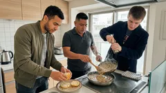 ビスケッツ＆グレイビーを20分で作る：ふんわりビスケットと白いグレイビーを決める3つのコツ